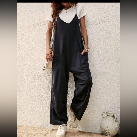 Pants - Women’s Black Jumpsuit